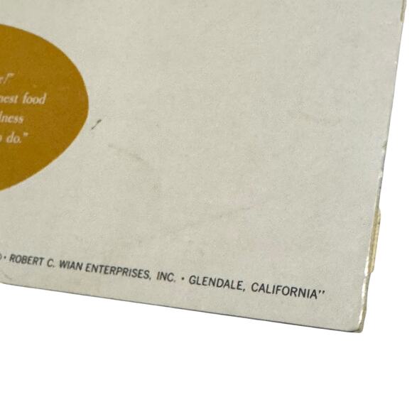 Rare 1960 Becker’s Big Boy Diner Menu – Robert C. Wian Enterprises MCM Americana - Picture 9 of 14